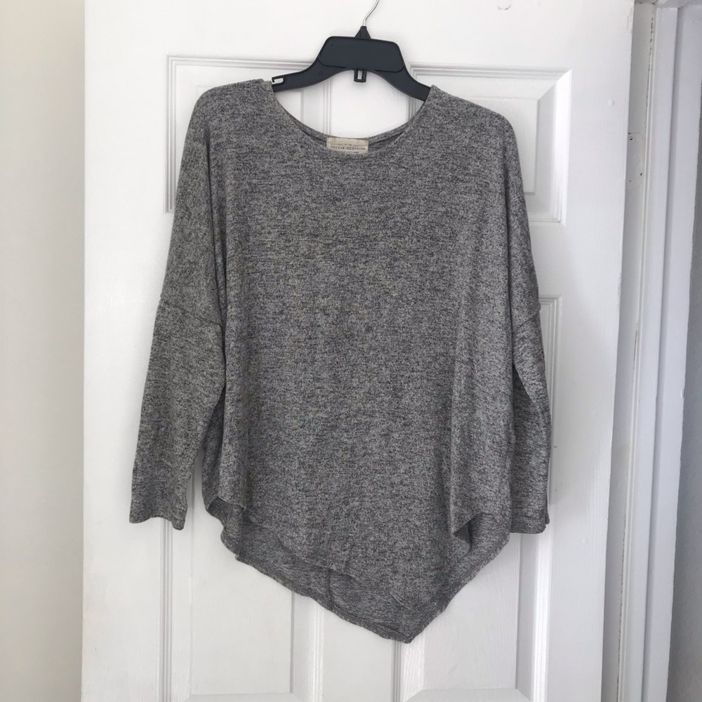 Grey Long-Sleeve Tunic